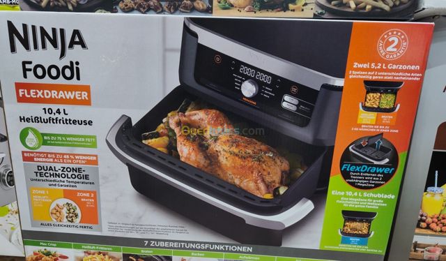 Air fryer Ninja Foodi FlexDrawer 10.4L modèle AF500EU