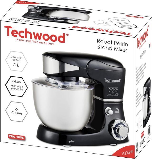 Techwood pétrin 5L 1100W TRO-1056